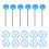 2000 Pcs Round Map Push Pins 4mm Ball Head 1.2x0.4cm For Cork Board 11