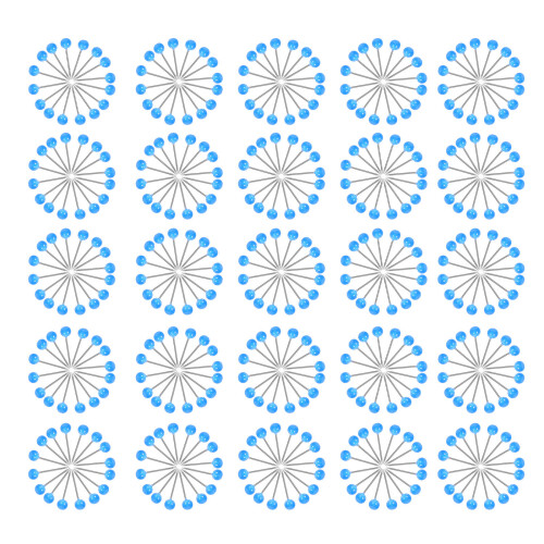 2000 Pcs Round Map Push Pins 4mm Ball Head 1.2x0.4cm For Cork Board 2