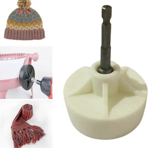 (white) Sentro Knitting Machine Special Adapter Knitting Machine Making Tool Fast Automatic Knitting Machine 2