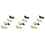 12Pcs Assorted Ceramic Chopsticks Holder Cute Animal Design for Table 4
