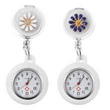 4 Pcs Clip-On Hanging Retractable Nurse And Doctor Pocket Watches
