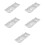 5Pcs Sauce Dipping Tray Three-Grid Appetizer Serving Dish Reusable 9