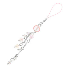 3Pcs Phone Charm Lanyard Strap Jellyfish Beaded Decor