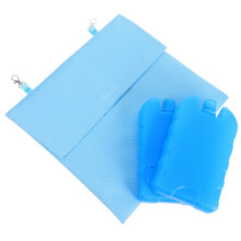 Bunny Cooling Pouch With Reusable Ice Pack For Small Pets Sky-Blue