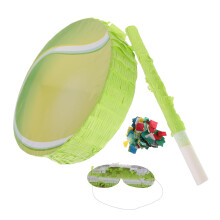 2 Sets Tennis Piñata For Kids Party With Stick And Confetti