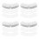 400 Pcs Plastic Shirt Collar Supports For Collar Fixing 9
