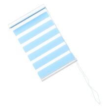 2Pcs No Drilling Roller Blind For Bathroom Sun Blackout Quick Mount