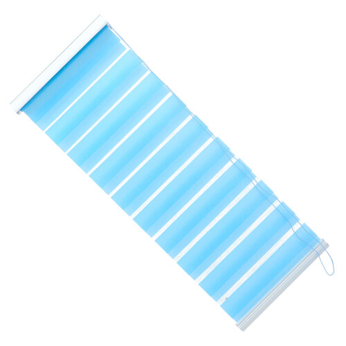 2Pcs No Drilling Roller Blind For Bathroom Sun Blackout Quick Mount 2