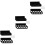 3 Pairs Wall-Mounted Arrow Rack Self-Adhesive Display Holder 5