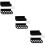 3 Pairs Wall-Mounted Arrow Rack Self-Adhesive Display Holder 9