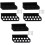 3 Pairs Wall-Mounted Arrow Rack Self-Adhesive Display Holder 3