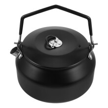 Camping Tea Kettle: 1L Stainless Steel Pot For Campfire Hiking Travel