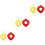 6 Pcs Adjustable Flannel Cat Surgery Recovery Collar Cone 5