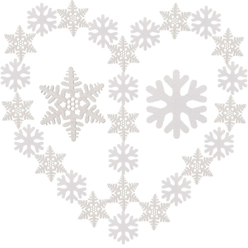 120 Pcs Thread Bobbins Snowflake Embroidery Floss Winding Boards