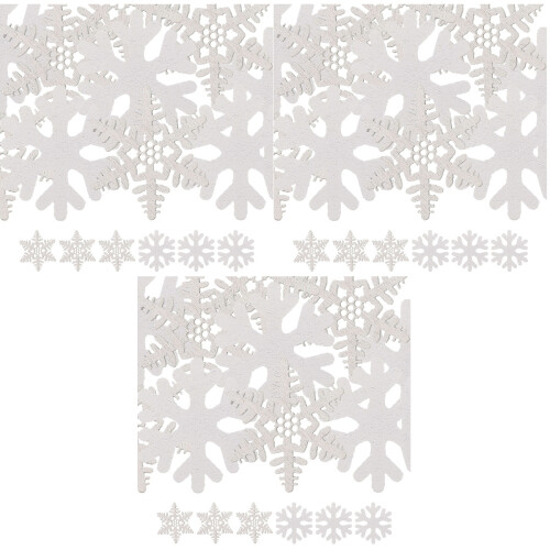 120 Pcs Thread Bobbins Snowflake Embroidery Floss Winding Boards 2