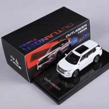 (WIT) Te koop 1:64 Outlander Zwart/Wit Lichtmetalen Model Auto
