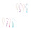 8 Pcs Polymer Clay Tassel Anti-Slip Phone Chain 5