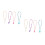 8 Pcs Polymer Clay Tassel Anti-Slip Phone Chain 9