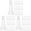 150 Pcs Vial Bottle Cap 13-Teeth Transparent Serum Lid 4