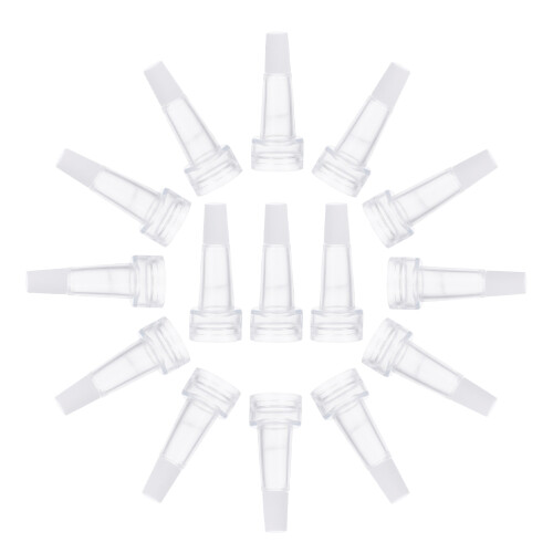 150 Pcs Vial Bottle Cap 13-Teeth Transparent Serum Lid 1