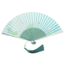 4Pcs Floral Hand Fan Chinese Vintage Folding Bamboo Fan