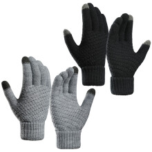 6 Pairs Thicken Knitted Touch Screen Gloves For Men Women