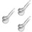 3 Sets Stainless Steel Strainer Spoon Kitchen Utensil 8