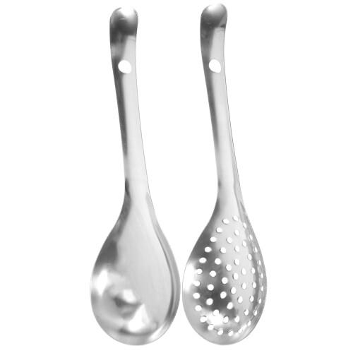 3 Sets Stainless Steel Strainer Spoon Kitchen Utensil 1