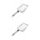 2Stk Vielseitiges Gartensieb Silber Mit Ergonomischem 10