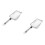 2Stk Vielseitiges Gartensieb Silber Mit Ergonomischem 4