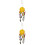 2Pcs Hanging Parrot Chew Toy Cage Pendant For Playing 5
