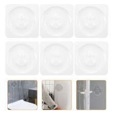 2 Sets 6Pcs Transparent Door Knob Handle Bumpers