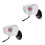 2Pcs Plastic Pump For Aquarium Fish Tank White Plug 10