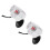 2Pcs Plastic Pump For Aquarium Fish Tank White Plug 5