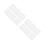 2 Sets 6Pcs Transparent Door Knob Handle Bumpers 6