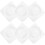 2 Sets 6Pcs Transparent Door Knob Handle Bumpers 3
