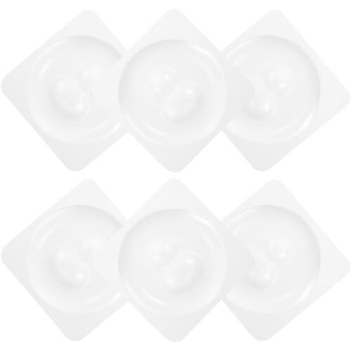 2 Sets 6Pcs Transparent Door Knob Handle Bumpers 2
