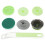 2 Sets Multipurpose Kitchen Dish Brush With Replaceable Heads 1