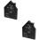 2Pièces Support WiFi En Noir Pour Restaurant Bureau 8