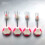 20 Pcs Silicone Space Bean Cylindrical Long For .0#-6.0# 8