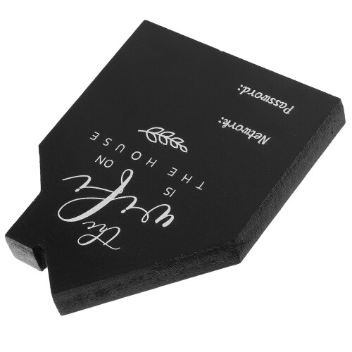 2Pièces Support WiFi En Noir Pour Restaurant Bureau 2