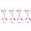 20 Pcs Silicone Space Bean Cylindrical Long For .0#-6.0# 2