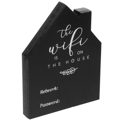 2Pièces Support WiFi En Noir Pour Restaurant Bureau 1