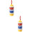 2Pcs Milk Powder Box 3 Layers Portable Container 7