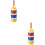 2Pcs Milk Powder Box 3 Layers Portable Container 6