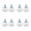 8 Pcs Adjustable Rubber Toe Stoppers For Quad Skates Brake Blocks 7