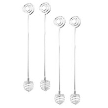 8 Pcs Stainless Steel Honey Stirring Rods For Home Use