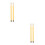 2 Pairs Bamboo Rods Drumsticks Professional Percussion Sticks 10