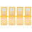 4 Sets Leakproof Portable Container 6