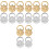 16 Pcs Metal Earring Backs Studs Earring Supplies 5
